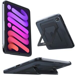 TORRAS Ostand K1 Guardian iPad Mini 7th 6th Gen Case Dual Stand Black A17 Pro